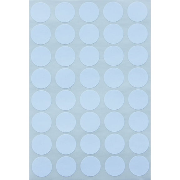 White dot stickers, round labels 19mm - 1000 Pack by Royal Green