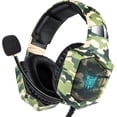 thumbnail image 1 of Audifonos Gamer Onikuma K8 Ajustable Microfono 3.5mm LED Camuflaje Verde, 1 of 6