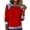 Red, variant on Yigetop Hoodie Sweatshirt for Women Women's Denim Patchwork Hoodies Sweatshirts Cute Long Sleeve Soft Casual Pullover Cute Shirts for Women Beige L
