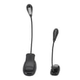 thumbnail image 3 of Clip De Lectura En Luz Negro 9 Niveles 7 Lámparas Plegable Flexible Cuello De Cisne USB Recargable LED Clip Lámpara De Lectura De Mesa, 3 of 7