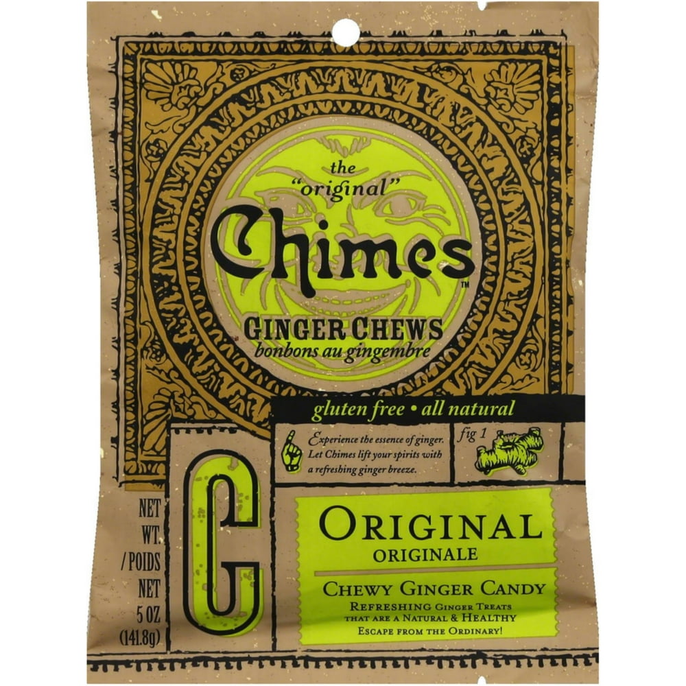 2 Pack Chimes Ginger Chews, Original 5 oz