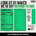 thumbnail image 3 of Naked Pea - Pea Protein Isolate - Plant Based, Vegetarian & Vegan Protein. Easy to Digest, Non-GMO, No Lactose, No Soy and Gluten Free - 15 Servings, 3 of 9