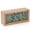 Wood Grain, variant on Electime Wooden Digital Alarm Clock with Calender, Temperature, Humidity and Snooze, Electric Clock for Home Bedroom, Battrey Powered, LCD Screen