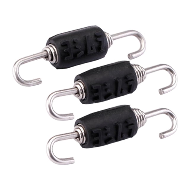 3 piezas de resortes de retención para escape de motocicleta, instalación rápida, accesorio resistente. 55 mm
