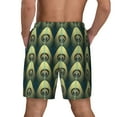 thumbnail image 2 of Haiem Peacock Gold Feather Mens Swim Trunks with Compression Liner 2 in 1 Swimming Shorts Stretch Swimwear Quick Dry,Board Shorts-X-Large, 2 of 9