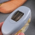 thumbnail image 4 of Rebanador De Ajo Trituradora de ajo manual Cortadora de picadora de ajo portátil Durable para suministros de cocina Likrtyny Libre de BPA, 4 of 9