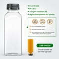 thumbnail image 3 of Juice Bottles AOZITA 360mL Reusable Plastic w/ Caps 24 Pack, 3 of 9