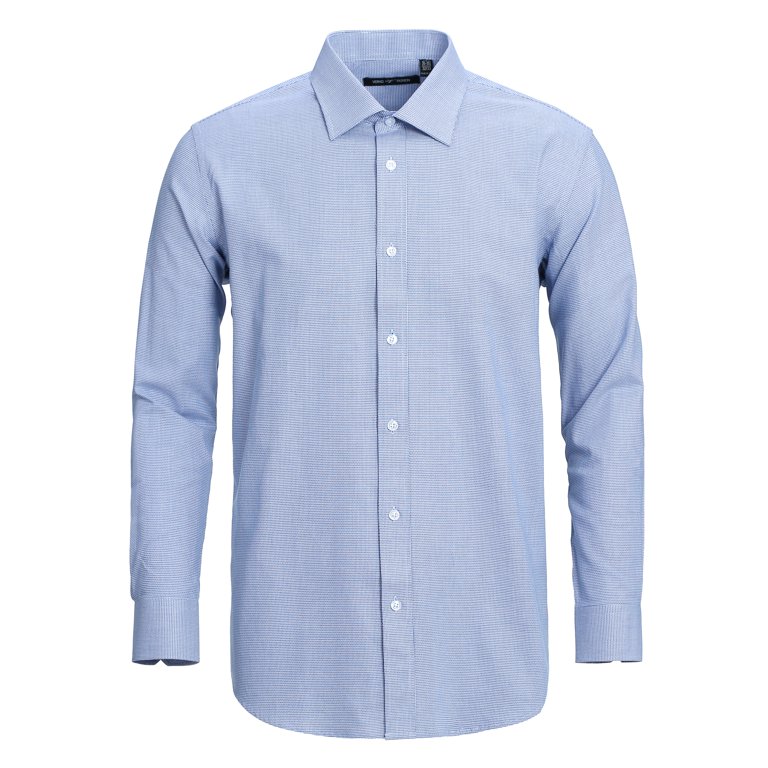 Buy Men White Slim Fit Textured Full Sleeves Formal Shirt Online