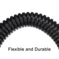 thumbnail image 4 of Uxcell 5 M 9 x 12 mm PP Split Corrugated Conduit Tube for Garden,Office Black, 4 of 5