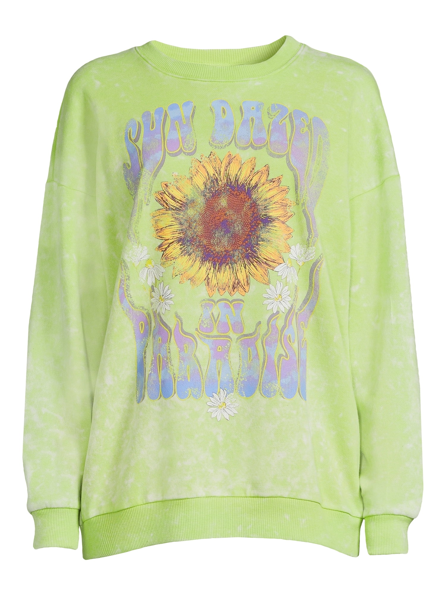 Self Esteem Juniors Mineral Wash Graphic Sweatshirt