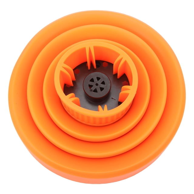 Difusor de secador de pelo plegable Difusor de secador de pelo portátil plegable universal para secador de pelo naranja