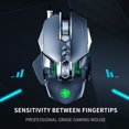 thumbnail image 3 of Souris de Jeu Filaire MK800 avec 7 Boutons Programmables, Puce E-Sports A6653, 6 DPI Réglables (800-6400), Rétroéclairage RGB 16,8 Millions, Design Amovible, Interrupteurs de Cycle 20 Millions - Compatible, 3 of 7