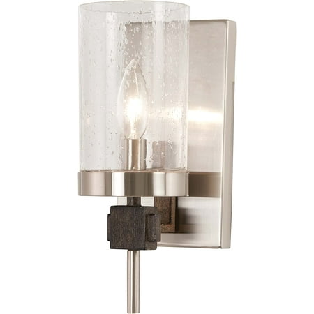 

MANXING Wall Sconce Lighting 4631-106 Bridlewood Wall Lamp Fixture 1-Light 60 Watt Stone Grey
