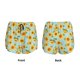thumbnail image 3 of Balery White Polka Dot Sunflower A Pantalones cortos deportivos para mujer con forro y dos bolsillos, elásticos, para entrenamiento, gimnasio, yoga-Large, 3 of 7