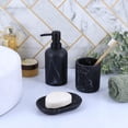 thumbnail image 5 of Black Marble Resin Hand Soap Dish, 5 of 8
