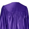 thumbnail image 5 of Endea Graduation Shiny Purple Graduation Gown  Cap, 5 of 9