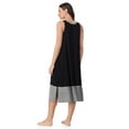 thumbnail image 3 of Layla Women’s Sleepwear 44" Midi Knit Nightgown, Sizes XS-5X, 3 of 6