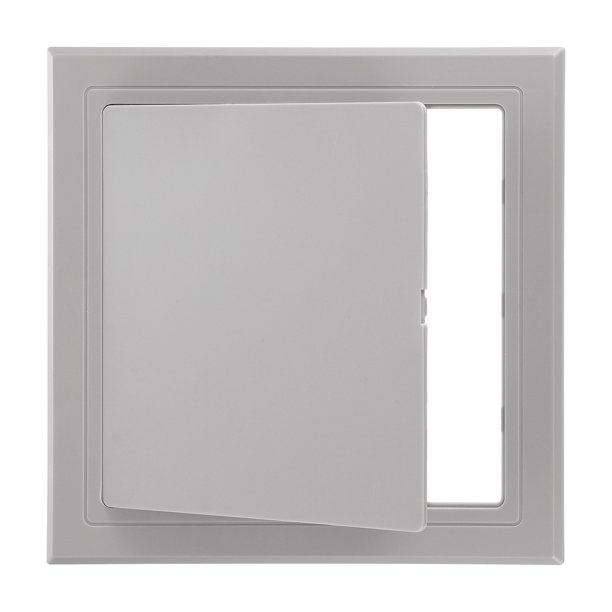 Panel de acceso autoadhesivo de 4x4 pulgadas (100x100mm), puertas de acceso de plomería de ABS, fácil cubierta de agujero en la pared, gris