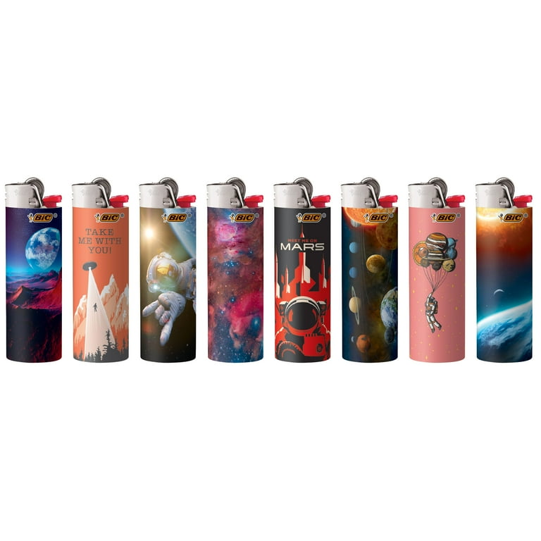 BIC, Special Edition Lighters, Out Of This World Series, 8-pack