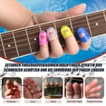 thumbnail image 4 of 30 Pieces Silicone Guitar String 5 Fingertip Protection Non-Slide Hand Covers Caps Colorful Protector Press Accessories Beginners, 4 of 8