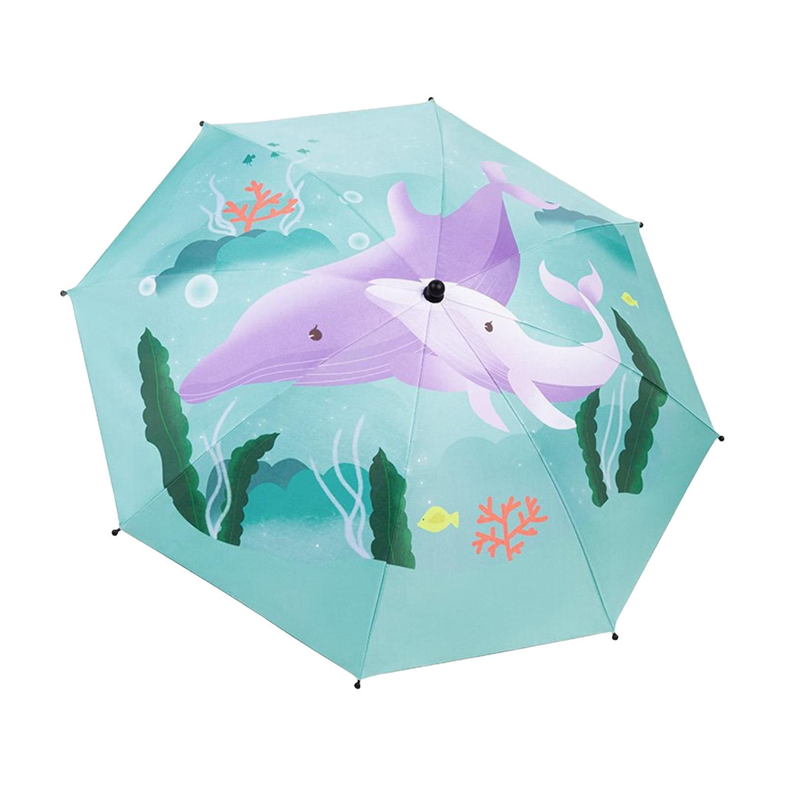 Vensio -360 Degree Adjustable Baby Pram Umbrella with Universal Clamp, Lightweight Sun Protection Parasol for Strollers and Pushchairs, Breathable Trolley Umbrella Pink