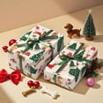 thumbnail image 5 of Dog Christmas Wrapping Paper Roll 23 x 58 Inch Dachshund Dog and Red Hat Gift Wrap Paper Wrapping Papers for Christmas, Holiday, Party Celebration, 5 of 7