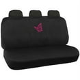 BDK Pink Butterfly Design Car Seat Covers, Full Set, 9 Piece