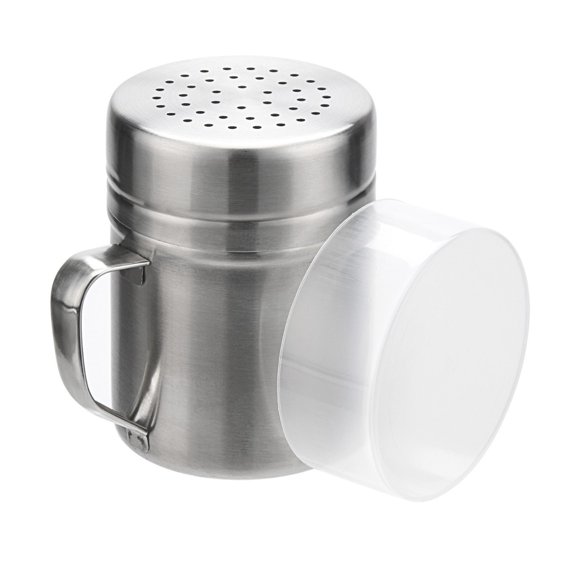 Hyasfey Stainless Steel Flour Sifter with Lid Fine Mesh Powder Shaker Cooking Spice Sifter Cooking Dredge Shaker