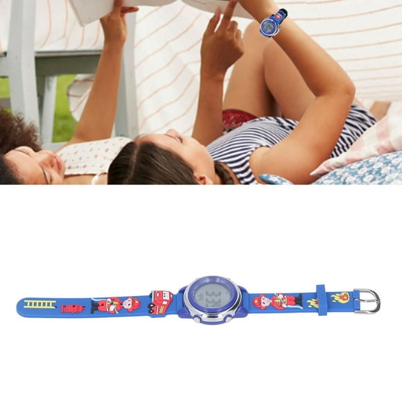 Reloj deportivo digital, reloj LCD para niños, reloj LCD para exteriores para niños, relojes para niños, resistente al agua, rendimiento comprobado