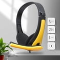 thumbnail image 1 of Auricures con cable Cable de sonido de 3,m Estéreo ligero Cable de 1, Música Auricures sobre oreja para portátiles Tabletas Teléfonos Amarillo, 1 of 8
