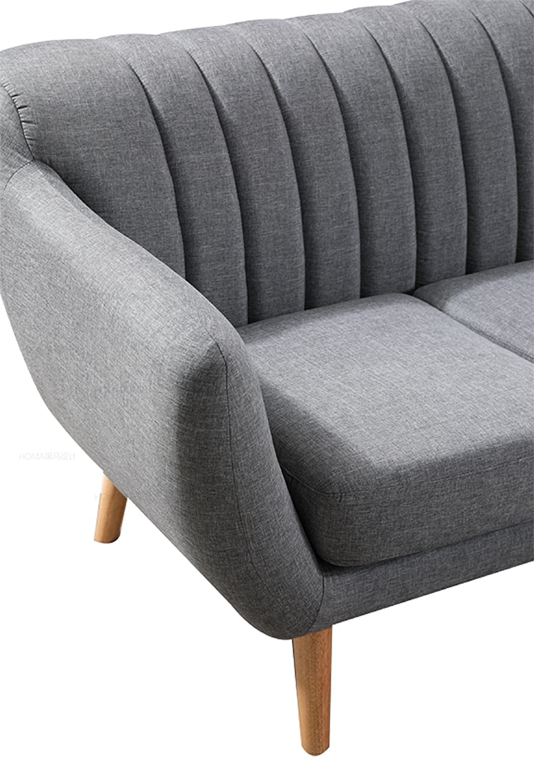 US Pride Furniture Mid Century Modern Loveseat