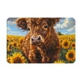 thumbnail image 2 of Uemuo Cloud Sky Sunflower Cow Printed Door Mat Indoor Doormat 16"x24",Front Back Door Mats Non Slip Entrance Rugs,Inside Doormats for Entryway, 2 of 9