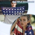 thumbnail image 6 of Garronmavis American Flag Palm Front Car Seat Towel Cover Sweat Stain Resistant with Storage Bag Car Seat Protector Universal Fit for Cars SUV Trucks Sedan Van, 6 of 9