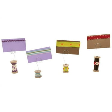 CleverDelights Wood Spools - 10 Pack 2.75 Inch Empty Craft Spools For Thread & DIY Projects