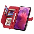thumbnail image 4 of Funda billetera anti-golpes para GANGXUN Motorola MOTO G24 4G/G04 4G , ideal para día a día y trabajo, 4 of 5
