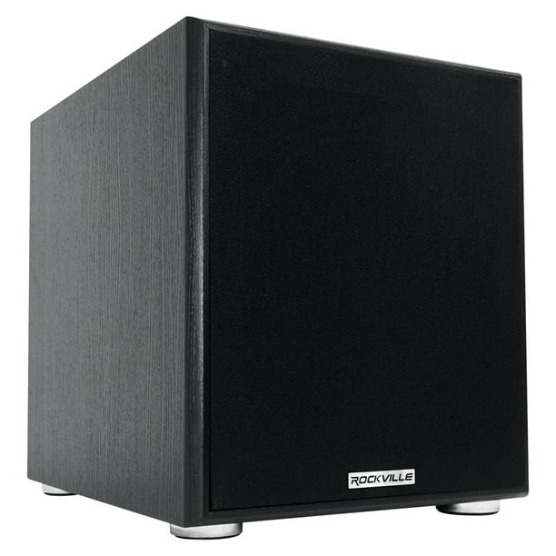 Rockville Rock Shaker 10" Inch Black 600w Powered Home Theater