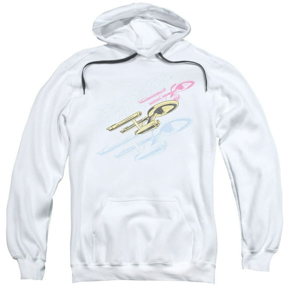 Star Trek - Retro Tri Enterprise - Pull-Over Hoodie - Small