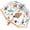 Spacecraft, variant on Kids Umbrella Clear Bubble Umbrellas for Rain,Safety Dome Windproof Umbrella for Kid Girls and Boys