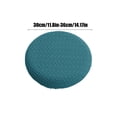 thumbnail image 3 of Aihimol Round Stool Cover 12-14" Round Seat Covers for Bar Stools,Luxurious Fabric Stretchable,Washable Jacquard Dustproof Stool Seat Slipcover (Dark Blue), 3 of 6