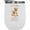 White, variant on Life Is Golden with My Doodle Quote with Cute Dog Art Merch Gift, Stainless Steel 12oz Wine Tumbler