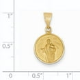 thumbnail image 2 of Beautiful 18K Saint Jude Thaddeus Medal Pendant, 2 of 2