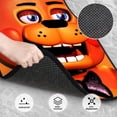 thumbnail image 3 of Pofeuu Five Nights At Freddy'S Print Car Foot Mat Four Piece Set Universal Non Slip Washable Floor Mats for Cars Trucks and SUVs with Durable Polyester, 3 of 7