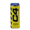 C4 Original Energy Drink, Sparkling Frozen Bombsicle, 12oz, 4 Pack Cans