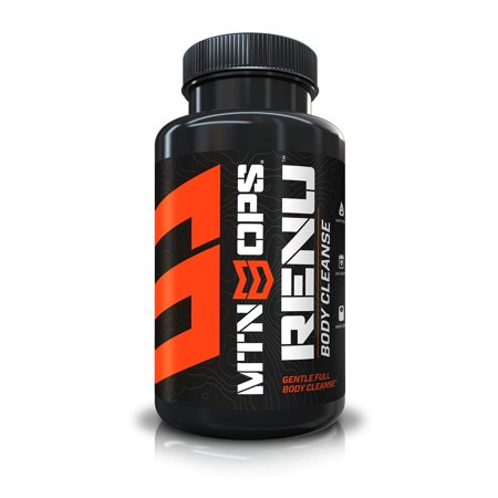 MTN OPS Renu Full Body Detox & Cleanse Capsules - 30 Servings 60 Count (Pack of 1)