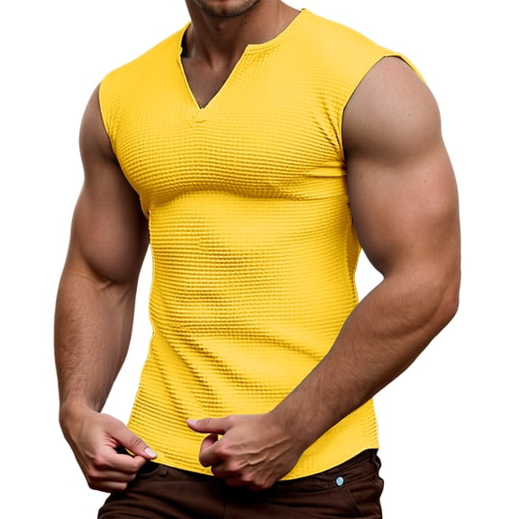 Tank Top Men Sleeveless Tee Shirts Workout Shirts for Men Soft Casual Muscle Shirt Base Layer Shirt Regular and Big & Tall Fitness Clothing