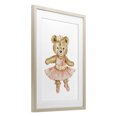 thumbnail image 2 of Stupell Industries Eclectic Floral Ballerina Teddy Bear Birch Framed Print Under Glass, 17 x 23, by Amy Hall, 2 of 8