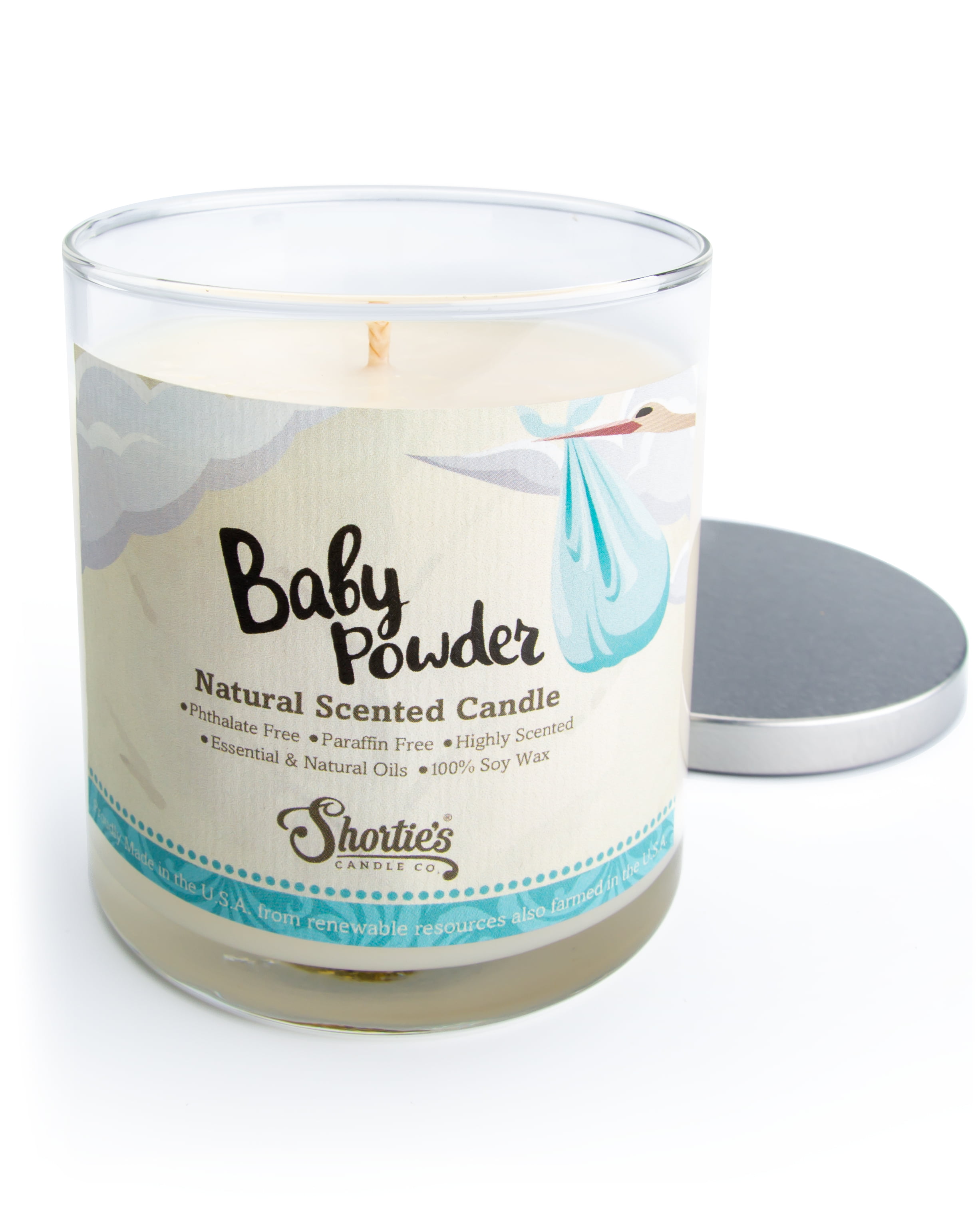 Baby Powder Soy Wax Candle 11 oz.– Southern Candle Studio