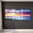 thumbnail image 3 of Cuadros Decorativos 3 paneles de pintura al óleo de amanecer por números, Kits de lienzo, imagen de pared, manualidades DIY Sywqhk Nuevos Originales, 3 of 9