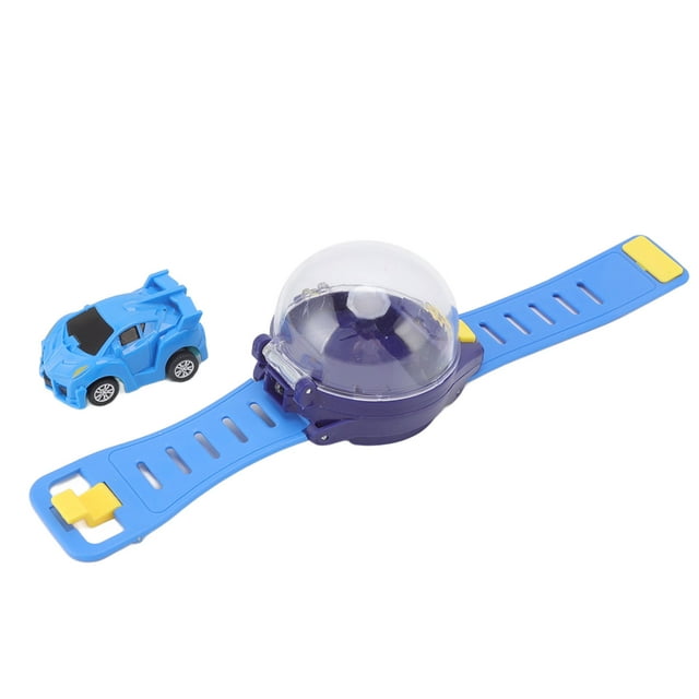 Mini Voiture Télécommandée, Jouets de Chargement USB Cadeau Montre Voiture Télécommandée pour Anniversaire Rouge, Bleu