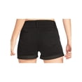 thumbnail image 4 of SAYOO Pantalones cortos de mezclilla de verano para mujer, pantalones cortos de mezclilla enrollables de cintura media de color sólido con bolsillos para niñas, S / M / L / XL / XXL / XXXL SAYOO  Moda, 4 of 5